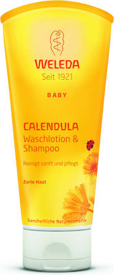 Weleda Calendula Shampoo & Body Wash, Σαμπουάν & Αφρόλουτρο Καλέντουλας 200ml