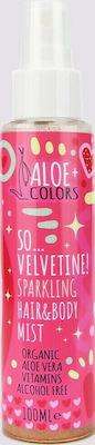 Aloe Colors So Velvetine! Sparkling Hair & Body Mist, Αρωματικό Σπρέι Σώματος & Μαλλιών 100ml