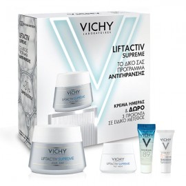 Vichy Set Liftactiv Supreme Day Cream 50ml + Δώρο Liftactiv Night Cream 15ml + Mineral 89 Booster 4ml + Capital Soleil UV-Age Daily 3ml