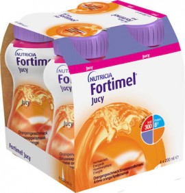 Nutricia Fortimel Jucy Γεύση Πορτοκάλι 4 x 200ml