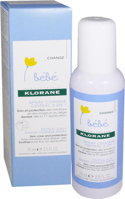 Klorane Eryteal 3 in 1 Diaper Change Κρέμα Spray 75ml