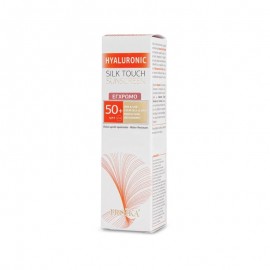 Froika Hyaluronic Silk Touch Sunscreen Tinted, Αντιηλιακό με Αντιγηραντική Δράση - Υψηλή Προστασία SPF50, Έγχρωμο-Καλυπτικό (Ματ αποτέλεσμα), 40ml