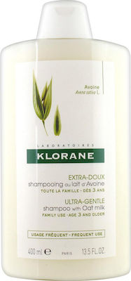Klorane Oat Milk Σαμπουάν Καθημερινής Χρήσης για Όλους τους Τύπους Μαλλιών 400ml