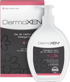 Dermoxen 4 Girls Detergente Gel de Toilette Intimo,Υγρό καθαριστικό για την ευαίσθητη περιοχή (ηλικίες 4-12 ετών) 200ml