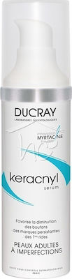 Ducray Keracnyl Serum,Ευνοεί την Μείωση των Ατελειών των Επίμονων Σημαδιών & των Πρώτων Ρυτίδων 30ml