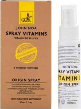 John Noa Origin Spray Vitamin D3 Plus K2 30ml