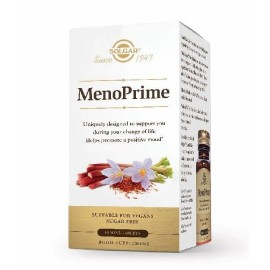 Solgar MenoPrime Food Supplement, Συμπλήρωμα Διατροφής για Γυναίκες για Διαχείρηση των Συμπτωμάτων της Εμμηνόπαυσης 30minitabs