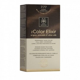 Apivita My Color Elixir 7.77 Blonde Intense Sand, Bαφή Μαλλιών- 7.77 - Ξανθό Έντονο Μπεζ (Βαφή 50ml & Γαλάκτωμα Ενεργοποίησης 75ml & Κρέμα Μαλλιών 2x15ml)