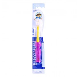 Elgydium Baby Toothbrush Souple Soft, Οδοντόβουρτσα βρεφική μαλακή  από 0 ως 2 ετών, 1 τμχ : Pink (Ροζ)