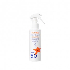 Korres Coconut & Almond Kids Sunscreen Spray SPF50, Παιδικό Αντηλιακό Spray με Καρύδα & Αμύγδαλο για πρόσωπο και σώμα με SPF50, 150 ml