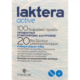 Medicair Laktera Active, Προβιοτικό Συμπλήρωμα διατροφής, 14caps