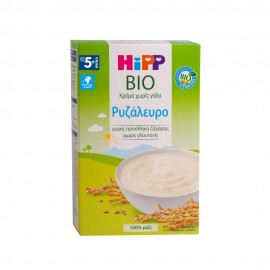 Hipp Bio Κρέμα Ρυζάλευρο Χωρίς Γάλα, χωρίς ζάχαρη, χωρίς γλουτένη (200gr)