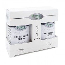 Power Health Platinum Set Echinacea Extra Συμπλήρωμα Διατροφής για Ενίσχυση του Ανοσοποιητικού 30caps & ΔΩΡΟ Vitamin C 1000mg 20tabs