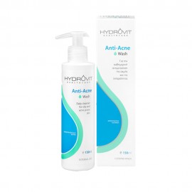 Hydrovit Anti-Acne Wash, Καθημερινό Υγρό Καθαρισμού για Λιπαρά Δέρματα με Τάση Ακμής 150ml