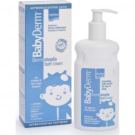 Intermed Babyderm Dermatopia Bath Cream, Ενυδατική Κρέμα Καθαρισμού κεφαλής & σώματος για ατοπικά & πολύ ξηρά δέρματα, 300ml
