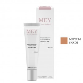 Mey BB Cream Medium Shade SPF25, Κρέμα Προσώπου με Χρώμα Ιδανική για Όλους τους Τύπους Δέρματος 40ml