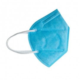 Μάσκα Φίλτρου Προστασίας Προσώπου & Μύτης FFP2, Γαλάζιο Χρώμα Μίας Χρήσης 1 τμχ