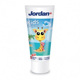 Jordan Kids Toothpaste, Παιδική Οδοντόκρεμα από 0 έως 5 ετών με υπέροχη γεύση φράουλα, 50 ml 