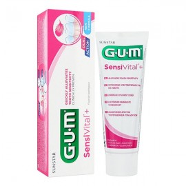 Gum Sensivital+ Dual Action Toothpaste, Οδοντόκρεμα Που Προσφέρει Γρήγορη Και Μακράς Διάρκειας Ανακούφιση 75 ml