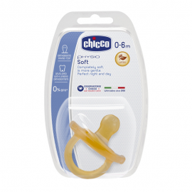 Chicco Physio Soft, Πιπίλα από Καουτσούκ από 0 έως 6 Μηνών 1 τμχ