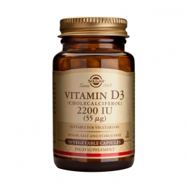 Solgar Vitamin D3 2200IU, Συμπλήρωμα Διατροφής Βιταμίνης D3 με Πολλαπλά Οφέλη για τον Οργανισμό,50 Caps