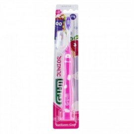 Gum Junior Soft Toothbrust, Παιδική Οδοντόβουρτσα από 7 έως 9 Ετών, Μαλακή με σχέδιο Monster , 1 τμχ