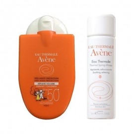Avene  Promo Set Reflexe Solaire Childrens Sunscreen for Face & Body, SPF50+, Παιδικό & Βρεφικό Αντηλιακό SPF50+ 30ml & Δώρο Eau Thermale Spray Thermal Water, Ιαματικό Νερό 50ml