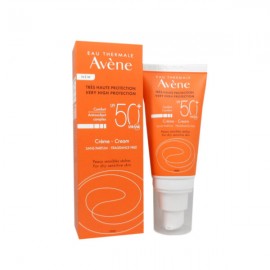 Avene Soins Solaires Creme SPF50+, Αντηλιακή Προσώπου Χωρίς Άρωμα για Ευαίσθητο και Ξηρό Δέρμα με SPF50+ 50ml