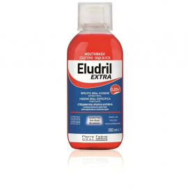 Elgydium Eludril Extra 0,20% ,Στοματικό Διάλυμα  προσφέρει μακράς διάρκειας αντιβακτηριακή προστασία (έως 12 ώρες)  300ml