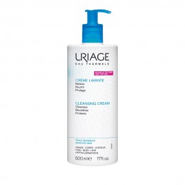 Uriage Cleansing Cream, Kρέμα Καθαρισμού χωρίς σαπούνι για ευαίσθητες επιδερμίδες 500ml