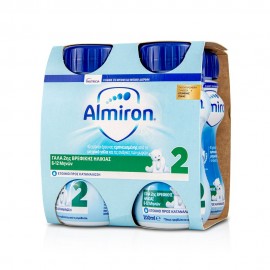Nutricia Almiron 2, Γάλα 2ης Βρεφικής Ηλικίας από 6 έως 12 μηνών 4x200ml