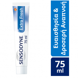 Sensodyne Extra Fresh Gel, Οδοντόκρεμα για Τα Ευαίσθητα Δόντια Σχεδιασμένη για Καθημερινή Χρήση 75ml