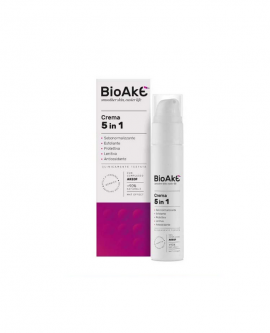 BioAke Cream, Κρέμα Προσώπου για την καθημερινή φροντίδα της ακνεικής επιδερμίδας 5 in 1 50ml