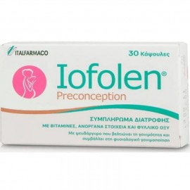 Italfarmaco Iofolen Preconception, Συμπλήρωμα διατροφής που συμβάλει στη φυσιολογική γονιμοποίηση 30caps