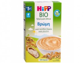 Hipp Bio Κρέμα Χωρίς Γάλα με Βρώμη Μετά τον 5ο Μήνα 200g