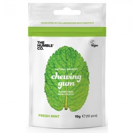 The Humble Co.Natural Base Chewing Gum Fresh Mint, Φυσική τσίχλα με γεύση Μέντας 19gr