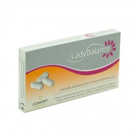 Lady Balance Vaginal Prebiotics, Κολπικά Υπόθετα για Θεραπεία & Πρόληψη της Ευαίσθητης Περιοχής 12 κολπικά υπόθετα