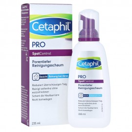 Cetaphil Pro SpotControl Cleansing Foam, Αφρός για Βαθύ Καθαρισμό Προσώπου για Δέρμα με Τάση Ακμής 235ml
