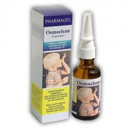 Pharmagel Osmoclean Nasal Spray, Υπέρτονο Διάλυμα Φυσιολογικού Ορού Με Ουδέτερο Ph 50ml