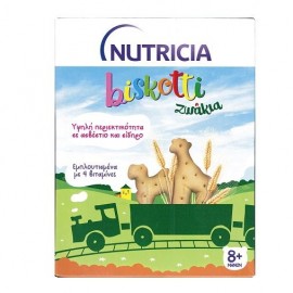 Nutricia Biskotti Ζωάκια Βρεφικά Μπισκότα Από τον 8ο Μήνα, Eμπλουτισμένα με πλούσια συστατικά 180gr