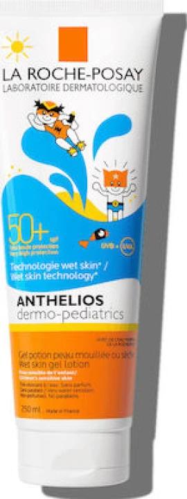 La Roche Posay Anthelios Dermo Pediatrics Wet Skin Gel Lotion, Ενυδατικό παιδικό γαλάκτωμα για στεγνό ή βρεγμένο δέρμα SPF50+ 250ml