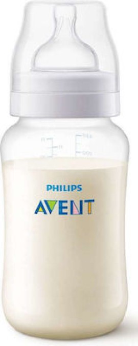 Philips Πλαστικό Μπιμπερό Natural Κατά των Κολικών με Θηλή Σιλικόνης 330ml για 0+ μηνών