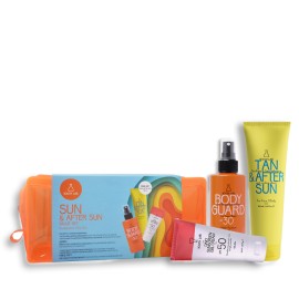Youth Lab Promo Sunscreen Cream SPF 50, Έγχρωμη Αντιηλιακή Κρέμα Προσώπου για Μικτό/Λιπαρό Δέρμα 50ml & Body Guard SPF 30, Αντιηλιακό Γαλάκτωμα Προσώπου & Σώματος 200ml & Tan&After Sun 150ml