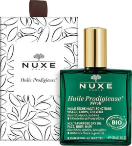 Nuxe Huile Prodigieuse Neroli Multi - Purpose Dry Oil, Ξηρό Λάδι Πολλαπλών Χρήσεων για Πρόσωπο, Σώμα & Μαλλιά 100 ml