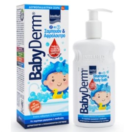 Intermed Babyderm Shampoo & Body Bath, Σαμπουάν & Αφρόλουτρο απο 0 έως 6 ετών 300ml