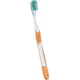 Elgydium Whitening Medium Toothbrush, Οδοντόβουρτσα Μεσσαία Ιδανική για Λεύκανση των Δοντιών σε Χρώμα Πράσινο 1 τμχ : Orange (Πορτοκαλί)