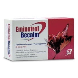 Becalm Eminotrol, Ανακούφιση απο τα Συμπτώματα της Εμμηνόπαυσης 30 ταμπλέτες