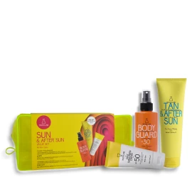 Youth Lab Promo Sunscreen Cream SPF 50, Αντιηλιακή Κρέμα Προσώπου για κάθε τύπο Επιδερμίδας  50ml & Body Guard SPF 30, Αντιηλιακό Γαλάκτωμα Προσώπου & Σώματος 200ml & Tan & After Sun 150ml