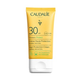Caudalie Vinosun Protect High Protection Cream SPF30, Αντιηλιακό Προσώπου & Λαιμού 50ml