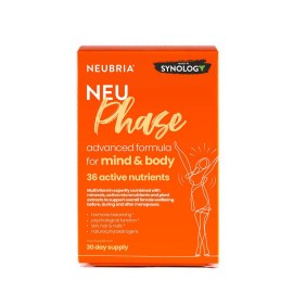 Neubria Neu Phase, Συμπλήρωμα Διατροφής για Γυναίκες Πριν, Κατά τη Διάρκεια & Μετά την Εμμηνόπαυση, 30 tabs